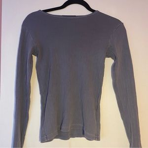 Brandy Melville Leah Scallop Eyelet Top